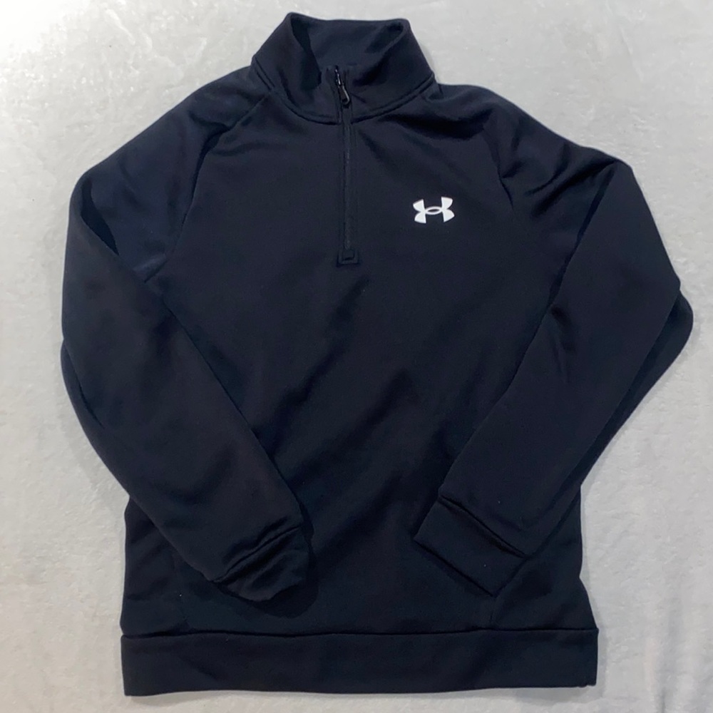 Under Armour Men’s Half Zipper Zip-up Sweater Black Size Medium